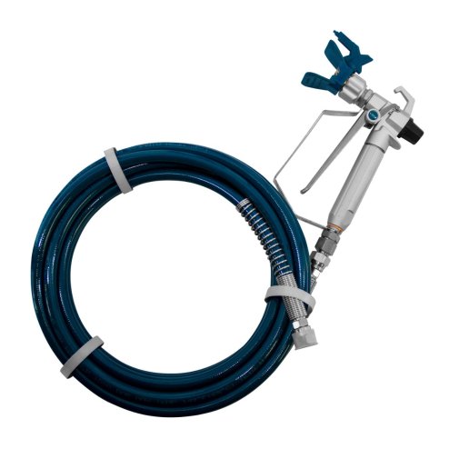 Airless Paint Sprayer Commercial High Pressure Electric Handheld DIY Interior Wall Spray Gun Machine Kit 0.43mm Tip 7.5m Hose 30cm Extension Pole 2900PSI 1.4L / Min 650W 240V 208 Bar FREE Gloves