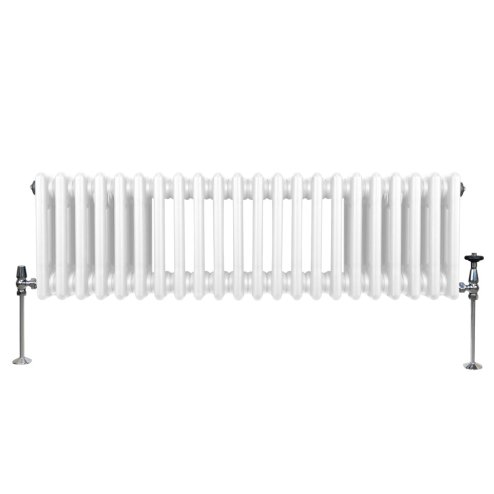 Traditional 3 Column Radiator - 300 x 1192mm - White