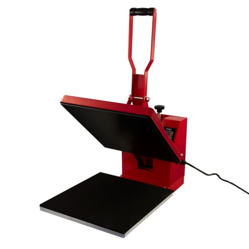 Heat Press Digital Transfer Machine Sublimation Printer 38 x 38cm Flat Clam Teflon Sheet Touchscreen Display Adjustable Pressure Ink Vinyl 250C DIY Professional T-shirt Business 10 Sublimation Sheets