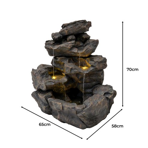 Electric Water Feature - Rustic Rapids
