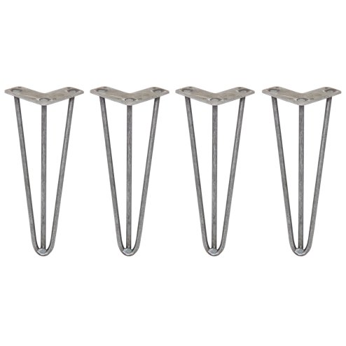 4 x Hairpin Legs / Hair Pin Legs Set SkiSki Legs Furniture Desk Bench Chair Table 12