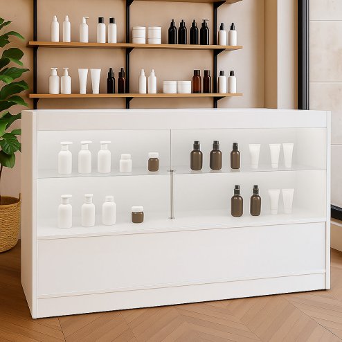 LED Retail Shop Counter C1500 - White