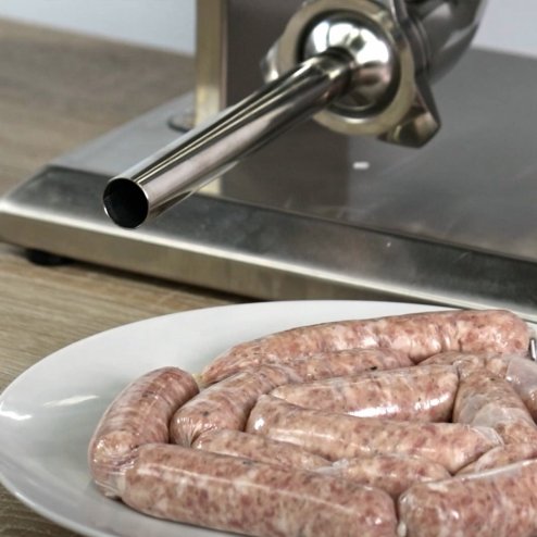 5L Sausage Stuffer Kit Filler Maker 304 Stainless Steel Heavy Duty Commercial Meat Machine Vertical Manual 2 Speeds