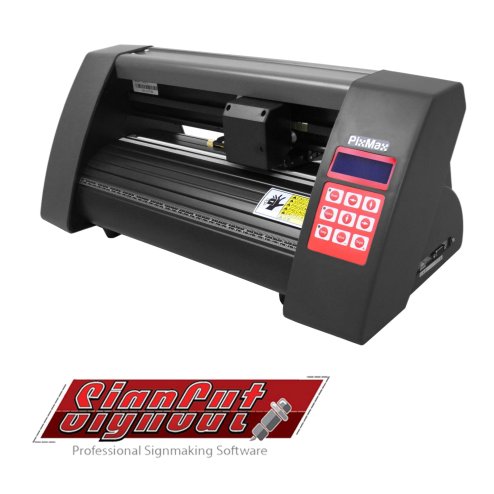 Vinyl Cutter Plotter Mini 20 inch Optical Eye Laser Guiding Business Sign Sticker Cutting Making & SignCut Pro Software