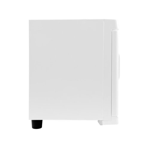 Hot Towel Warmer White 23L Cabinet Heater UV Steriliser Disinfection Facial Salon Beauty Spa Gym Bathroom Home Equipment Stainless Steel Electric 2 Removable Shelves Drip Tray 200W 2 x FREE Tongs