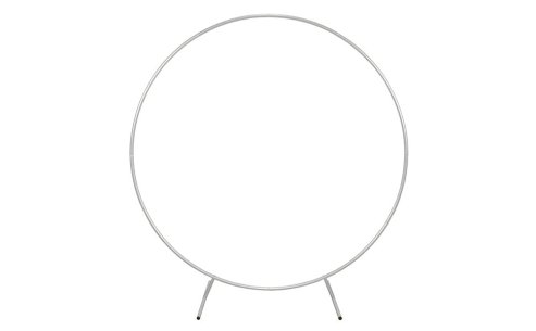 Wedding Moongate White Arch 2m/200cm & Weeping Willow Light Up Tree Warm White LED with Metal Flat Base Arbour Background Decor Flower Balloon Circle Hoop Frame Outdoor Backdrop Wedding Decoration