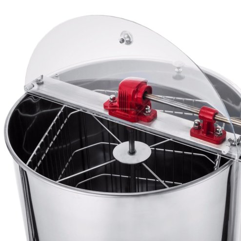 Manual Honey Extractor Separator 4 Frames Stainless Steel Barrel Beehives Honeycomb Spinner Crank Tool With Stand Beekeeping Extractor Equipment
