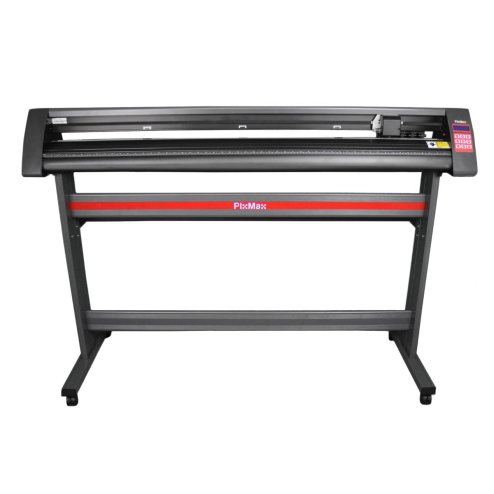 1350mm Vinyl Cutter PixMax with LED Light Guide, Vinyl Cutting Plotter Machine, Built-in Optical Eye Laser Guide Sign Sticker Label Biro pen component 3 Rollers included & Aluminum Stand