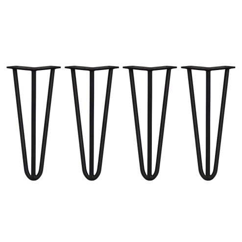 4 x Hairpin Legs / Hair Pin Legs Set SkiSki Legs Furniture Desk Bench Chair Table 12