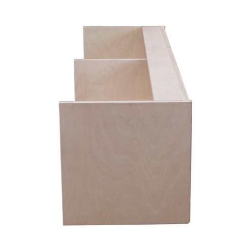 Campervan Overhead Cabinet 2 Door Top Locker Central Divider Camper Van Furniture Storage Lightweight Solid Birch Plywood Unpainted Soft Close Hinges Push Button Locks Pre Drilled Holes Fixing Kit