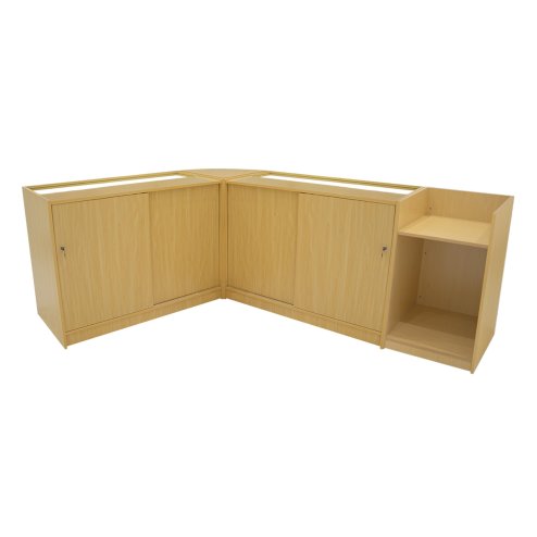 Eclipse LED Shop Counter Set LM60, TB60 & 2 x C1500 - Maple