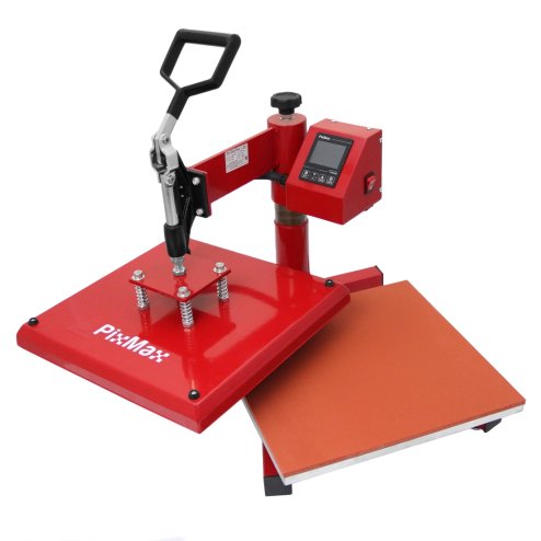 Swing Heat Press Machine 38cm & Printer Sublimation Transfer Design Print T-Shirt Kit Bundle Custom Personalise Customise Printing Swing Away