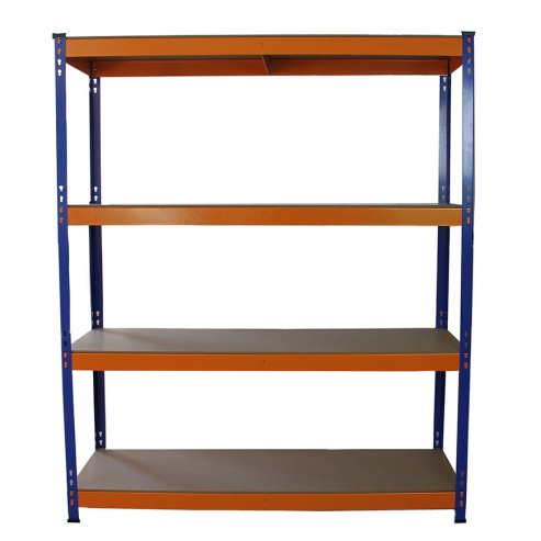 Monster Racking S-RAX 5 x Metal Shelving Heavy Duty Racking Units, 265kg/Shelf, 150cm x 50cm x 180cm