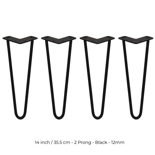 4 x Hairpin Legs / Hair Pin Legs Set SkiSki Legs Furniture Desk Bench Chair Table 14
