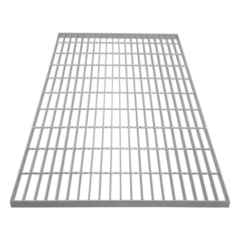 Galvanised Grating Floor Forge Walkway Mesh Floor Panel Grid Drainage Gutter Vent Heavy Duty Weatherproof Steel Zinc Coated 1000mm x 700mm x 30mm 4mm Metal Thickness 700kg Load Capacity