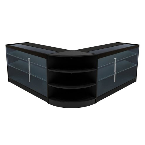 Apollo LED Shop Counter Set LM60 & 2 x K1500 - Black