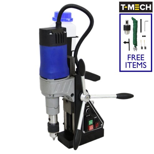 Industrial Steel Magnetic Drill Press Machine 230V 35mm Diameter Drilling Annular Cutter Railways Ship Building Bridge Engineering Electric Power Construction