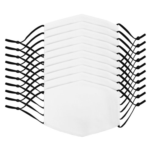10 Sublimation Face Masks Blank Medium / Swing Heat Press Transfer Machine / Eco Tank Printer Bundle 5 Layer Filter Adults White Custom Print Customise Personalise Printing