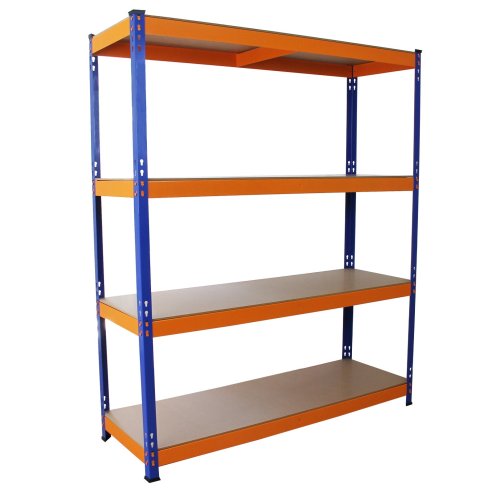 Monster Racking S-RAX 3 x Metal Shelving Racking Heavy Duty Units, 265kg/Shelf, 150cm x 50cm x 180cm