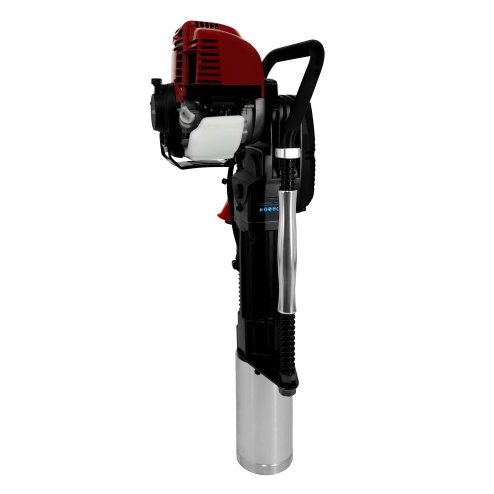 Petrol Post Driver 4 Stroke Fence Knocker Pile Jack Hammer Ramming Construction Farm Picket Fencing Garden Heavy Duty Thumping Thumper Gasoline Ram 4 Attachments Free Portable Carry Case & Tool Kit