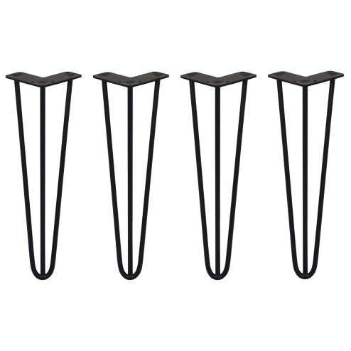 4 x Hairpin Legs / Hair Pin Legs Set SkiSki Legs Furniture Desk Bench Chair Table 16