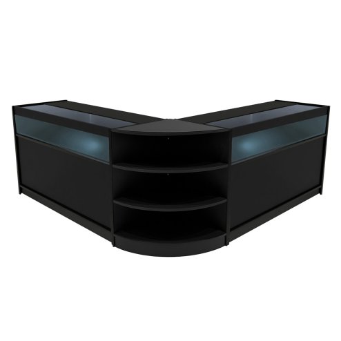 Theseus LED Shop Counter Set LM60 & 2 x B1500 - Black