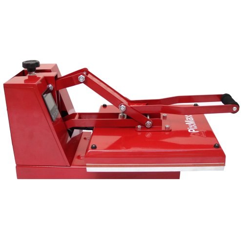 Vinyl Cutter LED Light Cutting Guide, Clam Heat Press 38cm & Signcut Pro Software Sublimation Printing Transfer Customised Personalise T-Shirts Kit Bundle