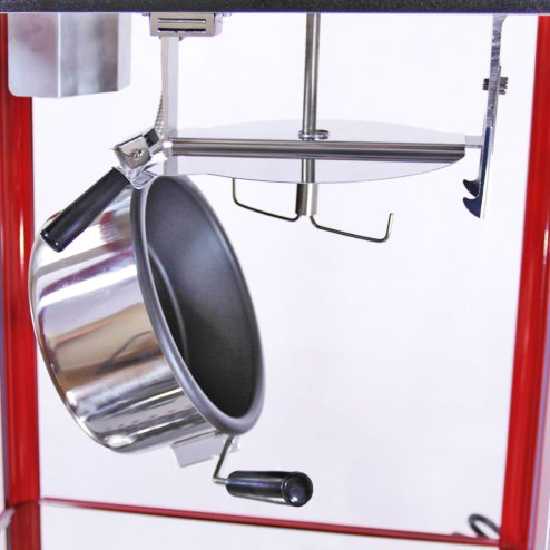 Popcorn Maker Machine / 8 Ounce Large Kukoo Pop Corn Machine With Matching Cart