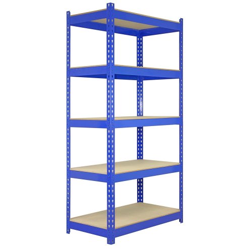 5 Monster Racking Q-Rax Heavy Duty Shelves Industrial Garage Storage Solutions, 200kg/shelf, 90cm