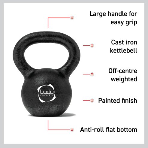 Cast Iron Kettlebells 8kg