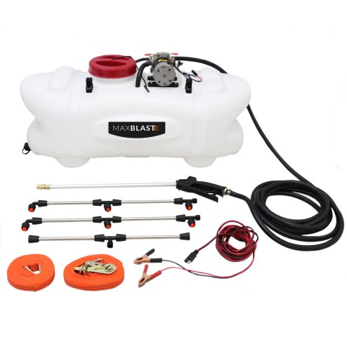 ATV Sprayer 100L MaxBlast 12 Volt Spot Sprayer With Boom And Accessories Broadcast Quad Tractor Fertilizer Herbicide Pesticide Agricultural