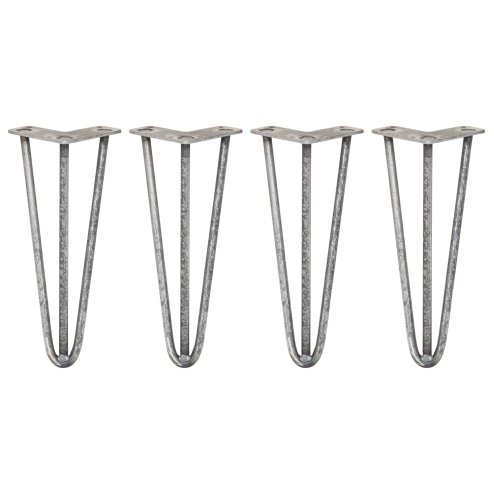4 x Hairpin Legs / Hair Pin Legs Set SkiSki Legs Furniture Desk Bench Chair Table 12