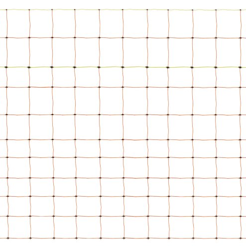 Electric Poultry Netting 50m Roll Fencing Fence & Posts Conductive Hotline Hot Gate Chicken Hen Geese Turkey Net Mesh 11 Wires 120cm 1.2m High 14 Double Spikes FREE Repair Kit & 10 Ground Spikes