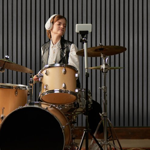 Acoustic Slat Wall Panels x 3