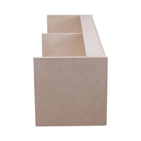 Campervan Overhead Cabinet 2 Door Top Locker Central Divider Camper Van Furniture Storage Lightweight Solid Birch Plywood Unpainted Soft Close Hinges Push Button Locks Pre Drilled Holes Fixing Kit