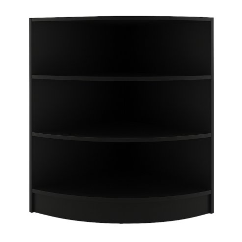 Retail Shop Corner Counter LM60 - Black