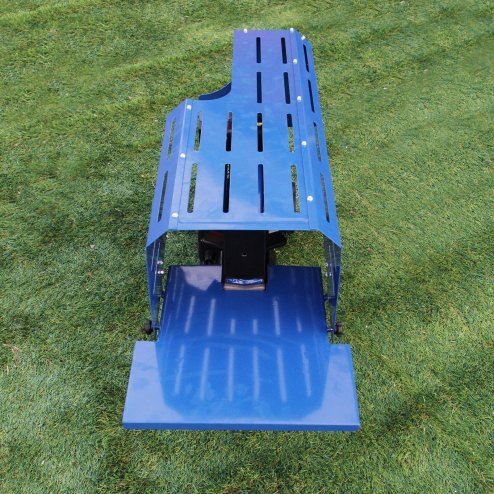 Log Splitter 5 Ton Hydraulic 3L Electric 2000 Watt Motor Wood Timber Cutter Axe 2 Blades Duoblade | 370mm Max Log Length