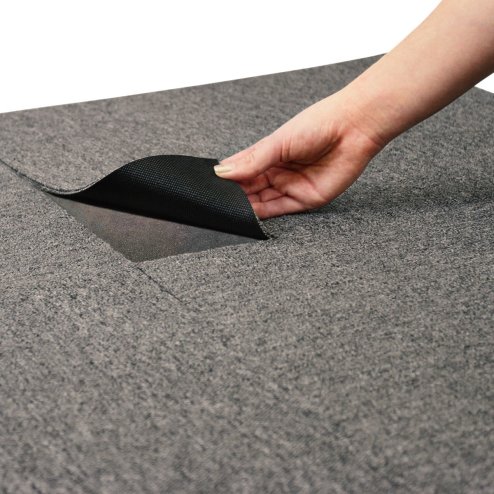20 x Anthracite Carpet Tiles 5 Square Metres Commercial Hard Wearing Heavy Duty Domestic Premium Grey Office Home Flooring