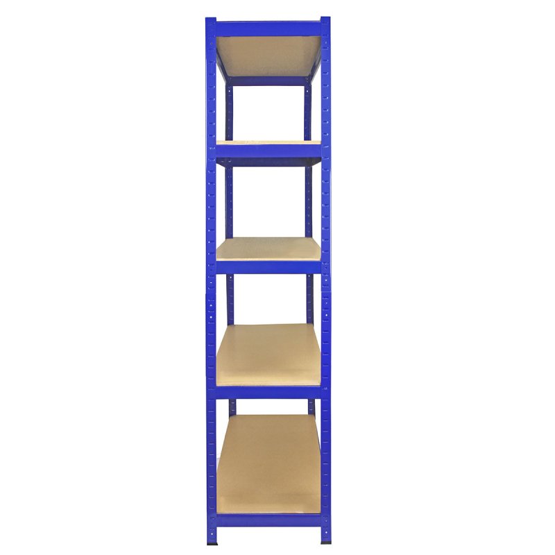 5 Bay Warehouse Shelving / Shed Storage / Garage Racks 5 Tier 120cm x 45cm x 180cm T-RAX + FREE Rubber Mallet
