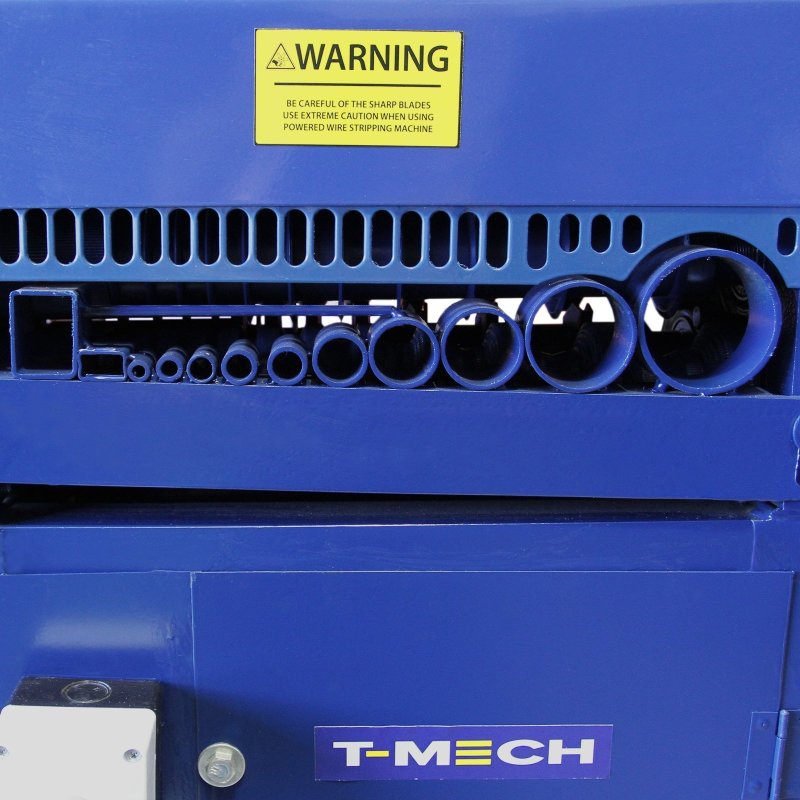 Wire Stripper Electric Automatic 1.5 - 55mm Stripping Cable Powered Portable Scrap Strip Copper Recycling Machine 380W 30M/min