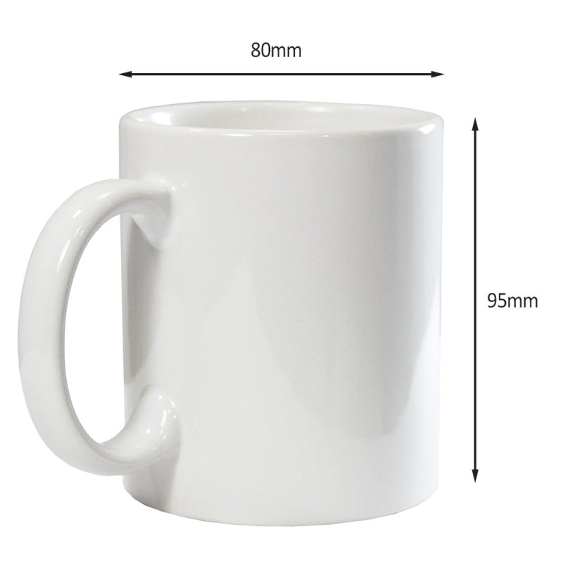 Blank Sublimation Mugs 36 Pack White Ceramic Polymer Coated 11oz Large AAA Grade Cup With Handle & Presentation Gift Boxes & Heat Tape Roll 22m Long x 0.5cm Wide Tea Coffee Microwave Dishwasher Safe