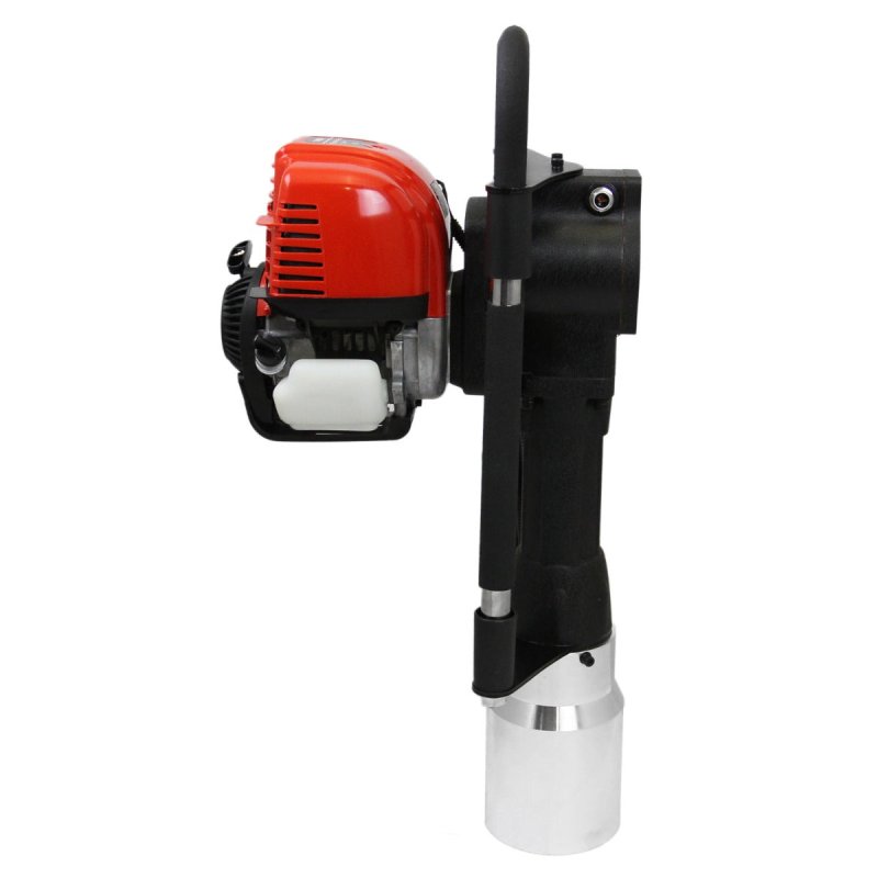 T-Mech Earth Auger and Petrol Post Driver 120mm Post Hole Borer Fence Hammer Picket Fencing Knocker 52cc 37.7cc Rammer