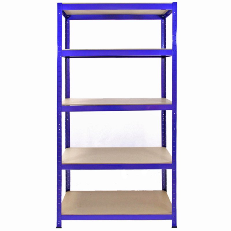 Monster Racking Heavy Duty Garage Storage Shelves (x3) & Workbench Blue 90cm x 182.5cm x 45cm