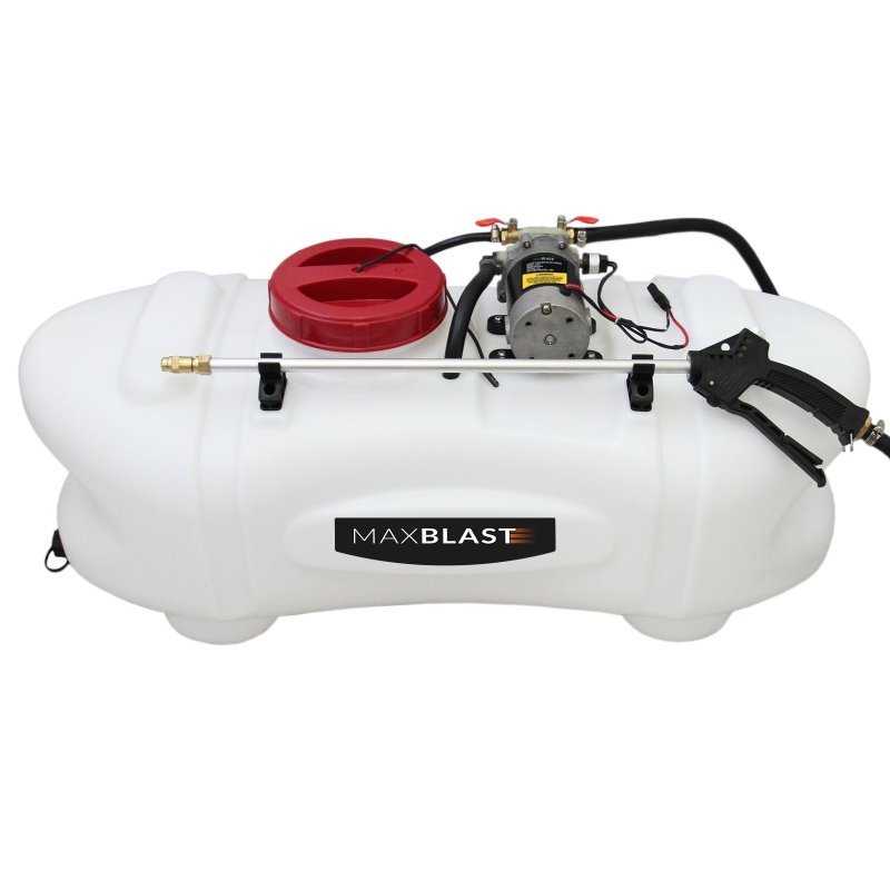 ATV Sprayer 100L MaxBlast 12 Volt Spot Sprayer With Boom And Accessories Broadcast Quad Tractor Fertilizer Herbicide Pesticide Agricultural