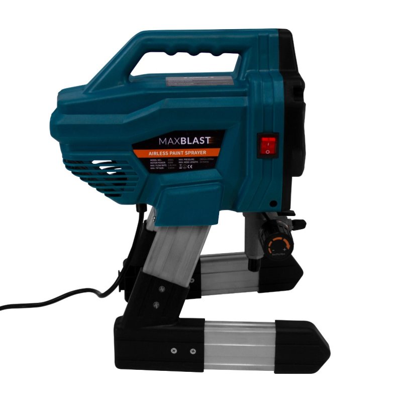 Airless Paint Sprayer Commercial High Pressure Electric Handheld DIY Interior Wall Spray Gun Machine Kit 0.43mm Tip 7.5m Hose 30cm Extension Pole 2900PSI 1.4L / Min 650W 240V 208 Bar FREE Gloves