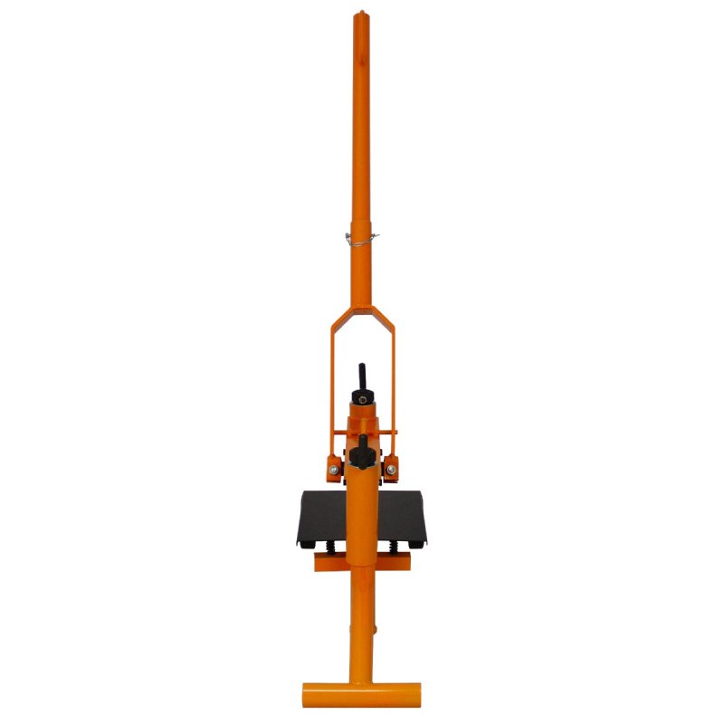 330mm Block Splitter Paving Cutter Concrete Landscaping Stone Brick Masonry Tool Cutting Machine Adjustable Cutting Height 10-200mm 2 Wheels Removable 112cm Handle Top & Bottom 4 Edge Rotatable Blades