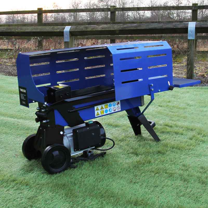 Log Splitter 5T Electric & 15HP Wood Chipper Petrol Timber Cutter Hydraulic 3L 2000W Motor Axe 2 Blades Duoblade Garden Shredding Mulcher 4-Stroke 420cc| 370mm Max Log Length