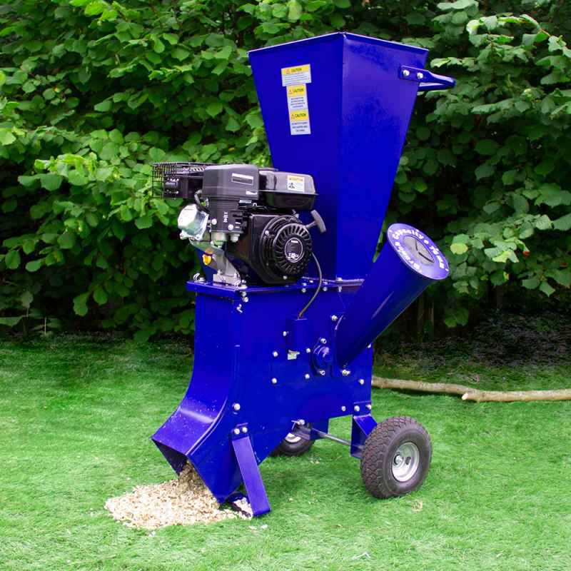 Log Splitter 7T Electric & 15HP Wood Chipper Petrol Timber Cutter Hydraulic 3L 2200W Motor Axe 2 Blades Duoblade Garden Shredding Mulcher 4-Stroke 420cc| 520mm Max Log Length