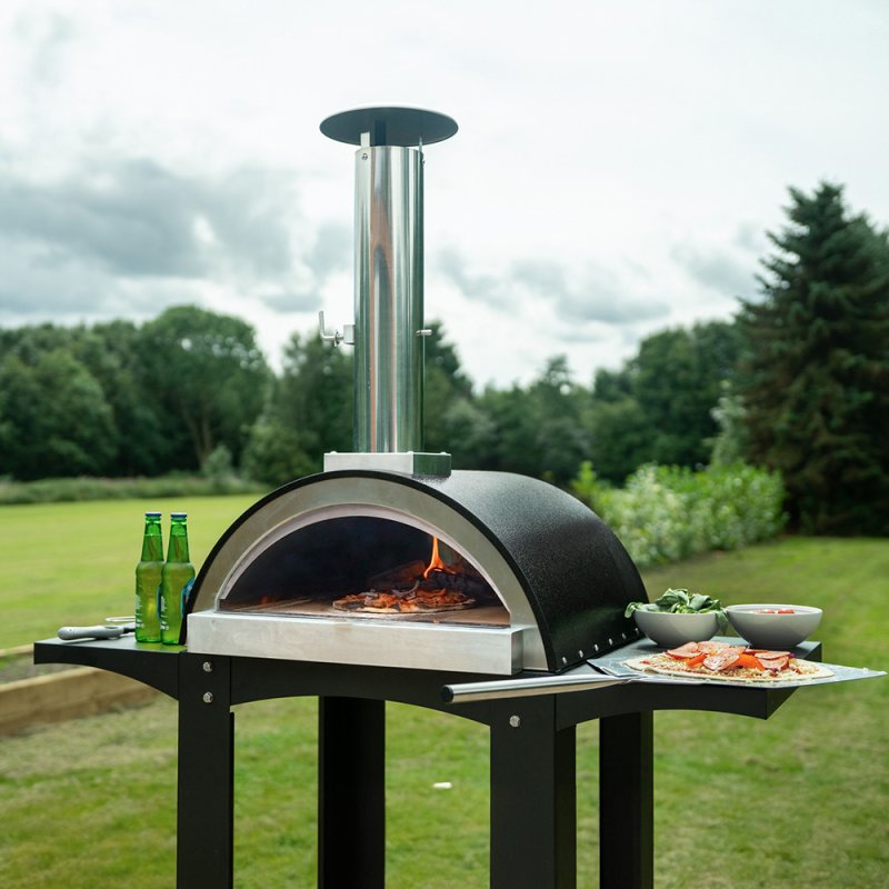Free Standing Extra Large Pizza Oven with Prep Stations