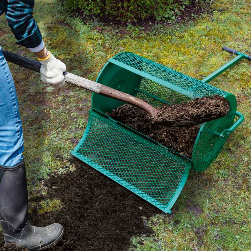 Compost Spreader Roller